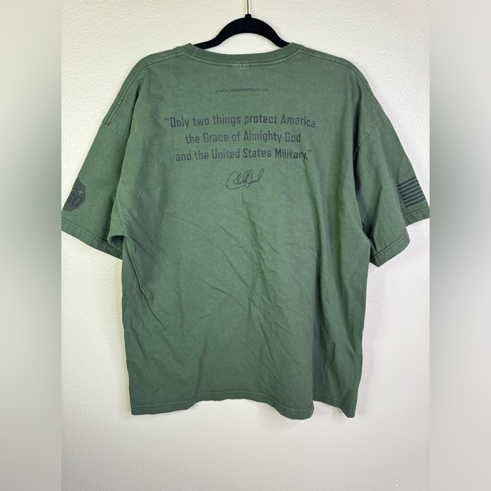 Charlie Daniel’s Band Military T Shirt Patriotic Size 2XL
